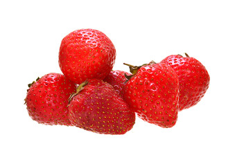 strawberry isolated on white background