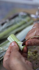 Traditional Hand-Cleaning Method for Cardoon &ndash; Cardoon Culinary Guide: How to Cook With Cardoons, Celery-Like Stalks, Cynara cardunculus Preparation