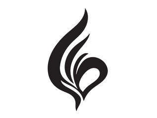 Slim art icon image of vector white backfround