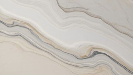 Obraz premium Abstract swirling patterns of cream, beige, and grey resembling natural stone or marble.