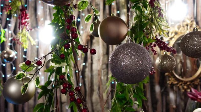 Christmas and New Year's Decorations Background 53