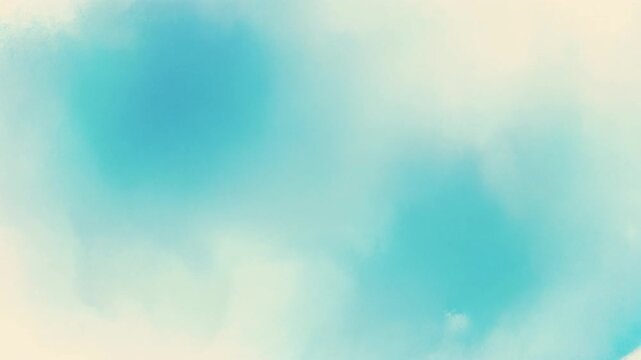 パステルブルーのウォッシュが柔らかく広がり、フィルムバーンのオーバー露光効果が夢のようなクリーミートーンを生み出す映像素材です。