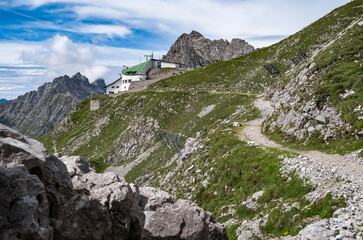 mountain view landscape range about Innsbruck Austria Tyrol