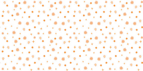 A beautiful Christmas festive pattern with lots of snowflakes. Retro style wallpaper is perfect for New Year's wrapping paper. Festive white print.