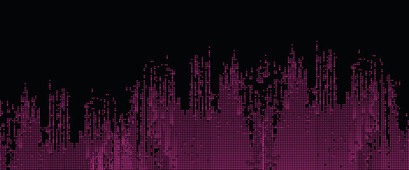 Blurred background. Circle dots pattern. Abstract pink gradient design. Round spot texture background. Landing blurred page. Circles bubble or dots pattern. Vector