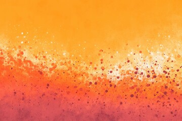 Orange abstract background with splatter dots and warm gradient for creative design projects