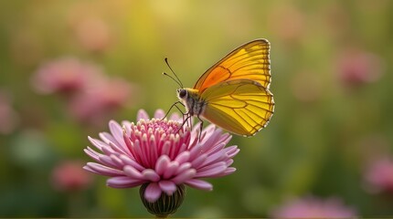 Obraz premium Butterfly on Flower