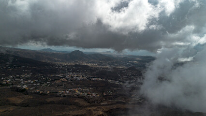 Roque del Conde Mountain. At the top of the mountain. Tenerife, Canary Islands.