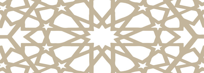 Seamless geometric pattern in authentic islamic style. ramadhan pattern.vector eps10