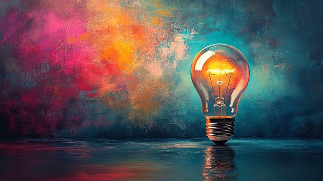 Creative thinking and inspiration concept