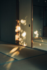 和室と木漏れ日