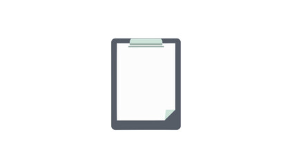 Clipboard with blank paper, ready for notes or a checklist.