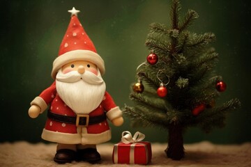 Obraz premium Christmas tree plant gift representation.