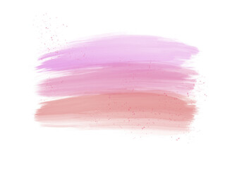 Abstract pink watercolor brush strokes background. Watercolour paint brush for wedding invitations, valentine’s day designs, cards, romantic element templates.