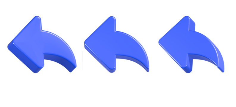 3d rendering icon share in blue color - Powered by Adobe