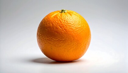 Bright orange fruit with textured peel, presented on a plain backdrop, casting soft shadows