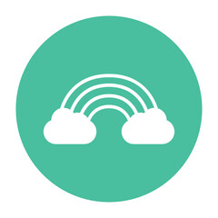 Rainbow Vector icon which can easily modify or edit