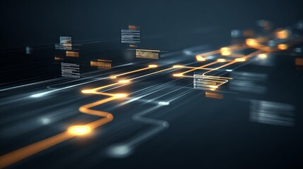 dynamic digital flow graph with bright