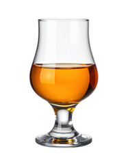 The definitive witblits, a powerful and traditional unaged brandy from south africa, perfectly isolated on white background for a raw and historic style