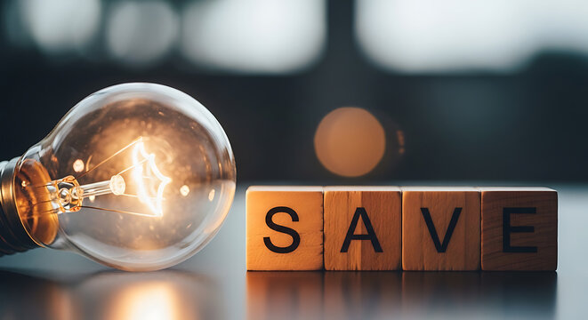 A finger about to press a red shutdown button with bokeh lights in the background
