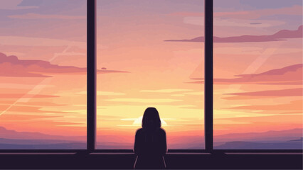 Vector Dream A Christmas Winter Escape, Solitude at Sunset