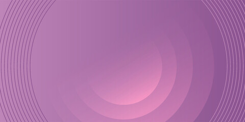 Minimalist banner background, pastel purple gradations. Circle effect style geometric, abstract background art simple