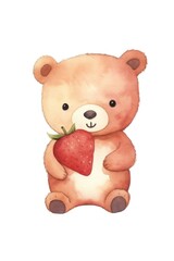 Obraz premium Cartoon cute bear toy.