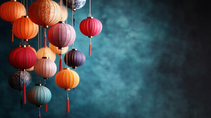 Festive Lunar New Year Decor with Lanterns for Year of the Horse