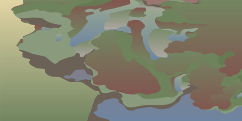 Abstract vector illustration. Background of colorful spots. Vector illustration