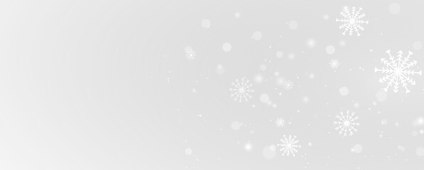 Winter snowflake ice frost frozen cold frame border white transparent decoration pattern.
