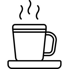Tea Cup Outline Icon