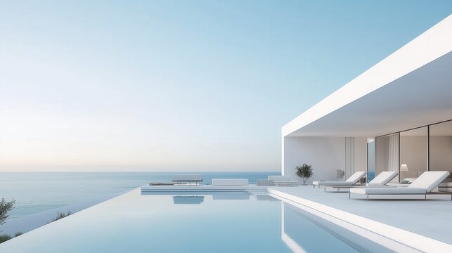 Modern Luxury Villa with Infinity Pool and Ocean View - Powered by Adobe