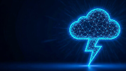 Conceptual illustration of cloud storage, server infrastructure, and network connectivity, highlighting speed, efficiency, and data transfer capabilities in a modern digital environment.