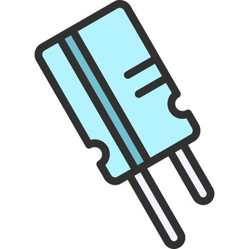 Electrolytic Capacitor Icon