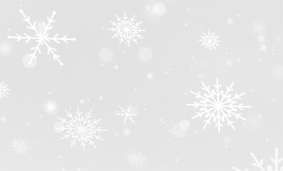 Winter snowflake frozen ice frost cold frame border white transparent decoration pattern.
