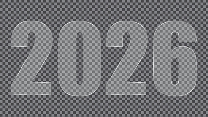 3D square and round buttons in the liquid 2026
style. Modern web user interface element for ui ux design. Transparent frames and buttons. Vector illustration.