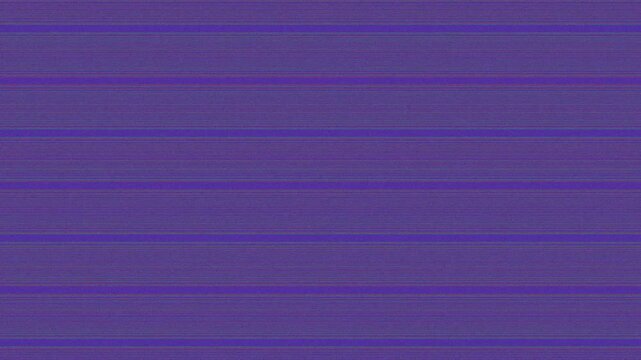 Abstract purple background with a digital glitch effect and horizontal scan lines creating a futuristic hologram texture for modern design
