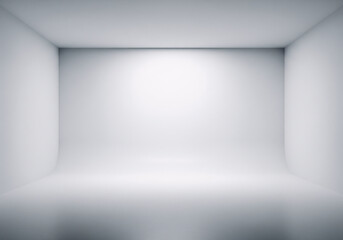 White Empty Room Background