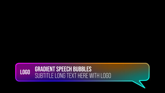 Gradient Speech Bubbles 1