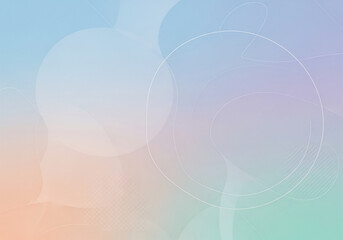 Pastel Multicolor Abstract Circles