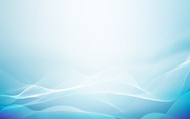 Obraz premium abstract blue wave background