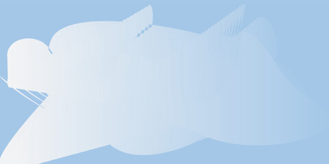 PrintBlue studio room. Limbo light background. Abstract 3d backdrop for product presentation. Minimal wall scene. Showcase, promotion display