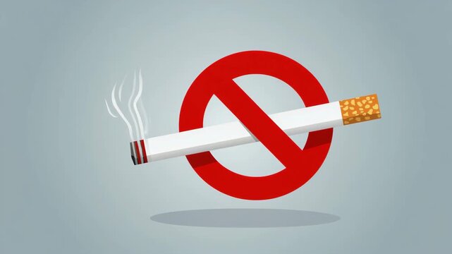National No Smoking Day. Cigarettes are harmful to health.