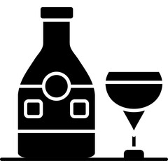 Rum Icon Vector Element