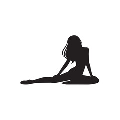 silhouette of a woman