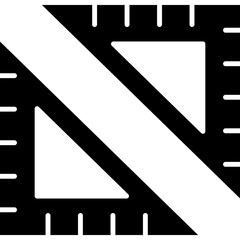 Rulers Icon Vector Element