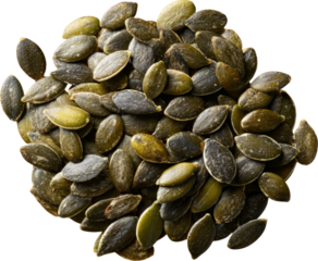 Pumpkin seed food snack healthy organic swirl evokes natural comfort