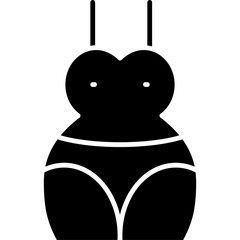 Yeast Infection Icon Vector Element