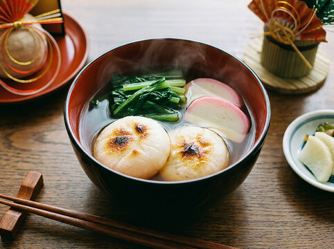 正月のお雑煮１