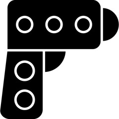 Thermometer Gun Icon Vector Element
